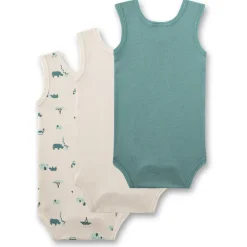 Sanetta - Kid's Set Body 0/0 324937 3-Pack - Alltagsunterwäsche Chalk New