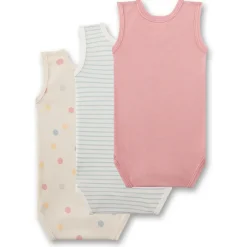 Clearance Sanetta - Kid's Set Body 0/0 324979 3-Pack - Alltagsunterwäsche Sand