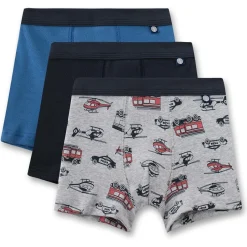 Sanetta - Kid's Set Shorts 337306 3-Pack - Unterhose Bright Grey Melange Sale