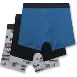 Sanetta - Kid's Set Shorts 337306 3-Pack - Unterhose Bright Grey Melange Sale