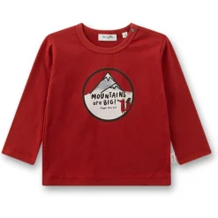 Outlet Sanetta - Kid's Shirt 12280 - Longsleeve Rusty Red
