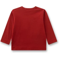 Outlet Sanetta - Kid's Shirt 12280 - Longsleeve Rusty Red