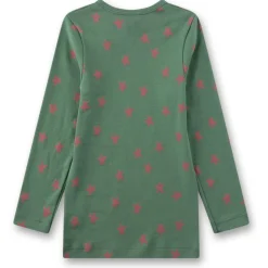 Sanetta - Kid's T-Shirt 1/1 AOP 337034 - Longsleeve Dark Ivy