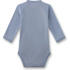 Sanetta - Kid's Wrapover Body 1/1 Wool - Merinounterwäsche Sale