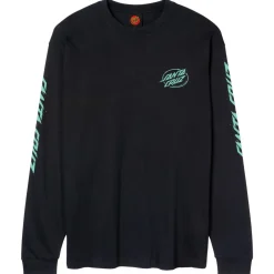 Santa Cruz - Cyber Dot L/S T-Shirt - T-Shirt Black Outlet