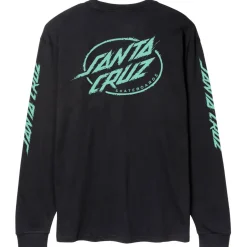 Santa Cruz - Cyber Dot L/S T-Shirt - T-Shirt Black Outlet
