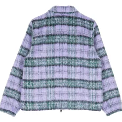 Santa Cruz - Women's Harbour Jacket - Fleeceweste Purple / Green Check