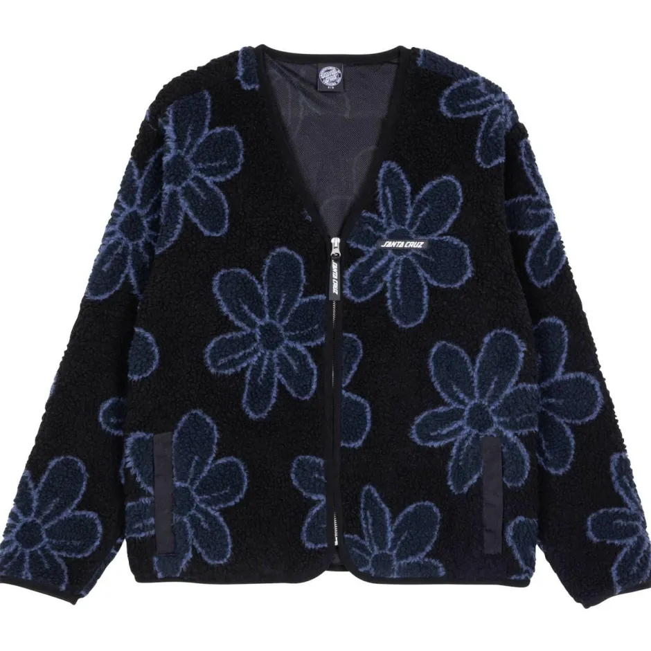 Santa Cruz - Women's Homebody Jacket - Fleecejacke Black Daisy Online