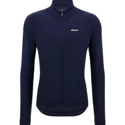 Santini - Pure Block Colour Thermal Cycling Jersey - Radtrikot Best