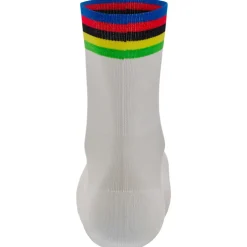 Santini - UCI Official World Champion Cycling Socks - Radsocken Bianco Discount