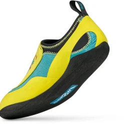 Clearance Scarpa - Kid's Piki J - Kletterschuhe Maledive / Yellow