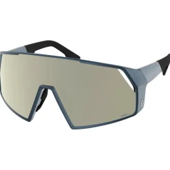 Scott - Sunglasses Pro Shield S2 - Fahrradbrille Metallic Blue / Glas: AMP White Chrome Clearance