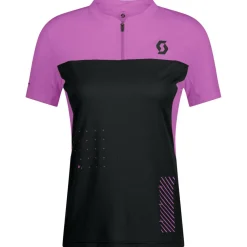 Best Scott - Women's Tee Trail Vertic Zip S/S - Radtrikot
