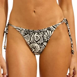 Best Seafolly - Women's C Shells Tie Side Rio Pant - Bikini-Bottom