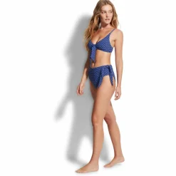 - Women's Cleo Twist Tie Front Bralette - Bikini-Top Bademode|Alltagsbekleidung