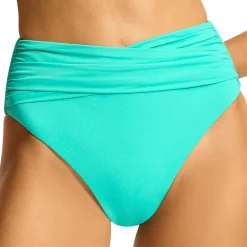 Seafolly - Women's Collective High Waist Wrap Front Pant - Bikini-Bottom Outlet
