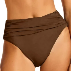 Seafolly - Women's Collective High Waist Wrap Front Pant - Bikini-Bottom Outlet