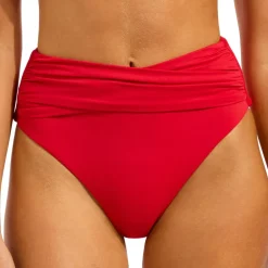 Seafolly - Women's Collective High Waist Wrap Front Pant - Bikini-Bottom Outlet