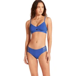 Clearance Seafolly - Women's Collective Multi Strap Hipster Pant - Bikini-Bottom
