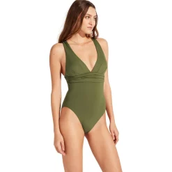 Outlet Seafolly - Women's Collective Cross Back One Piece - Badeanzug