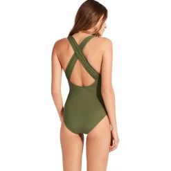 Outlet Seafolly - Women's Collective Cross Back One Piece - Badeanzug