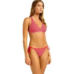 Seafolly - Women's Mesh Effect Multi Fit Longline Tri - Bikini-Top Best