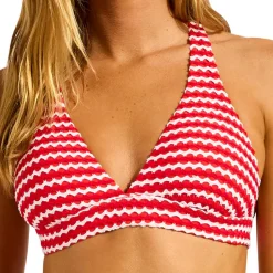 Seafolly - Women's Mesh Effect Multi Fit Longline Tri - Bikini-Top Best