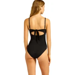 Seafolly - Women's S.Collective MultiFit Square Neck Onepiece - Badeanzug Black Online