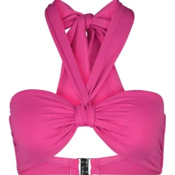 Seafolly - Women's Collective Sash Tie Front Bandeau - Bikini-Top Hot