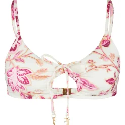 Seafolly - Women's Silkroad Drawstring Keyhole Bralette - Bikini-Top Discount