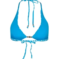 Hot - Women's Soundwave Longline Halter Bra - Bikini-Top Bademode
