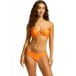 Online - Women's Soundwave Hipster Tie Side - Bikini-Bottom Bademode