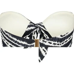 Best Seafolly - Women's Zanzibar Twist Tie Front Bandeau - Bikini-Top
