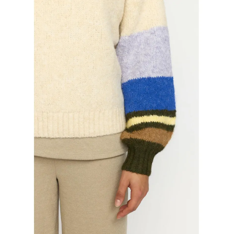 Hot - Women's Striped Mohair Sweater - Pullover Pullover & Hoodies|Alltagsbekleidung