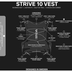Discount - Strive 10 Vest - Trailrunningrucksack Laufausrüstung