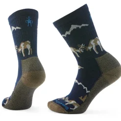 Smartwool - Everyday Horns Clash Crew Socks - Multifunktionssocken Deep Navy