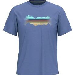 - Mountain Horizon Graphic Tee - Merinoshirt Wanderbekleidung|T-Shirts