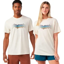 - Mountain Horizon Graphic Tee - Merinoshirt Wanderbekleidung|T-Shirts