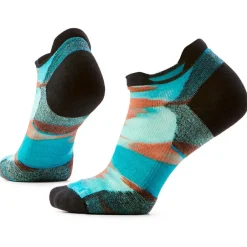 Smartwool - Women's Run Targeted Cushion Brushed Prt Low Ankle - Laufsocken Nightfall Blue Outlet