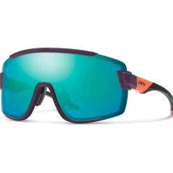 Smith - Wildcat Mirror S2 (VLT 30%) + S0 (VLT 89%) - Fahrradbrille Matte Purple / Cinder / Hi Viz