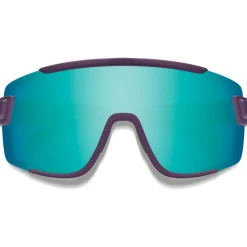Smith - Wildcat Mirror S2 (VLT 30%) + S0 (VLT 89%) - Fahrradbrille Matte Purple / Cinder / Hi Viz
