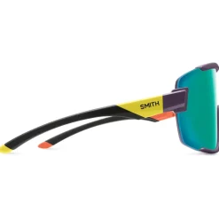 Smith - Wildcat Mirror S2 (VLT 30%) + S0 (VLT 89%) - Fahrradbrille Matte Purple / Cinder / Hi Viz