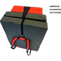 Snap - Pad Flap - Crashpad Tragesystem Black Hot