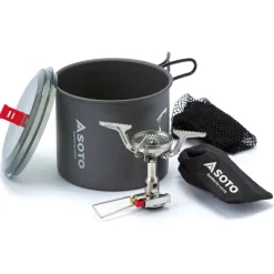 Clearance - Amicus W/ Igniter + New River Pot Combo - Gaskocher Trekkingausrüstung|Outdoor-Küche