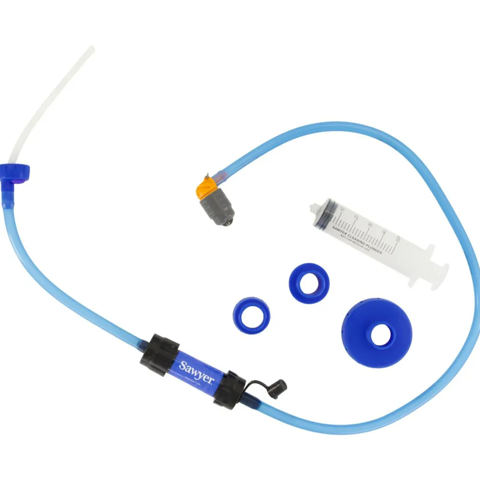 Source - Convertube + Sawyer Filter - Trinksystem Transparent Blue New