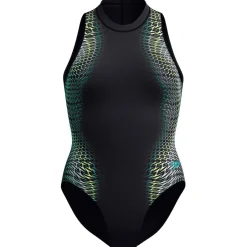 Best Speedo - Women's Printed Hydrasuit - Badeanzug Turquiose Gem