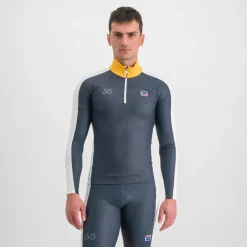 Discount Sportful - Anima Apex Jersey - Langlaufjacke Galaxy Blue / Red
