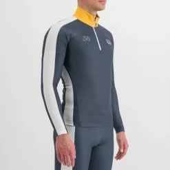 Discount Sportful - Anima Apex Jersey - Langlaufjacke Galaxy Blue / Red
