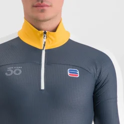 Discount Sportful - Anima Apex Jersey - Langlaufjacke Galaxy Blue / Red