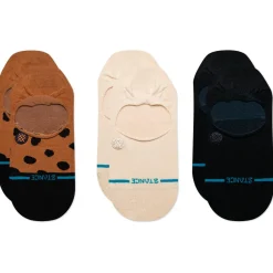 Stance - Women's Leopard No Show 3-Pack - Multifunktionssocken Brown New